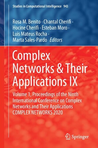 COMPLEX NETWORKS & THEIR APPLICATIONS : proceedings of the ninth.