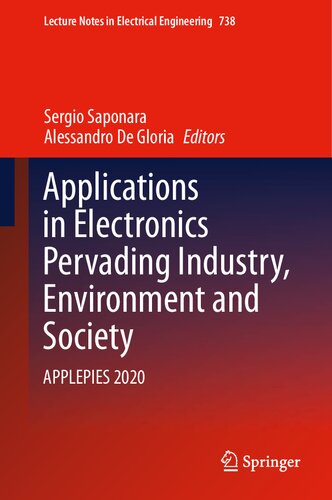 Applications in Electronics Pervading Industry, Environment and Society : APPLEPIES 2020