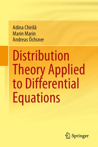 Distribution Theory Applied to Differential Equations