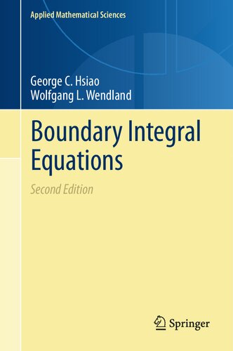 Boundary integral equations