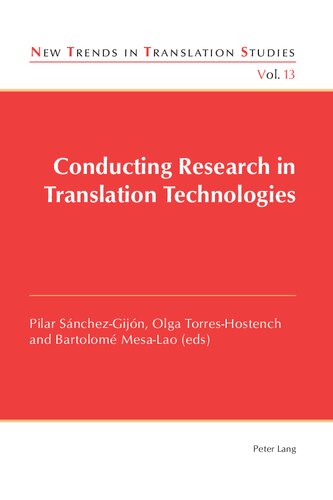 Conducting Research in Translation Technologies