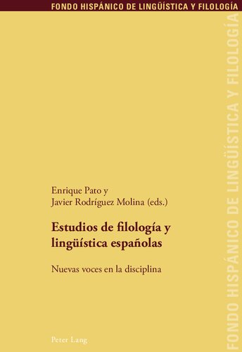 Estudios de Filologia y Lingueistica Espanolas