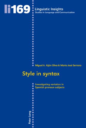 Style in Syntax