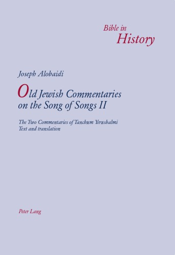 Old Jewish Commentaries on the Song of Songs II