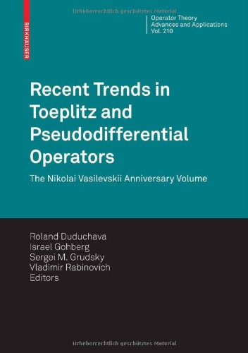 Recent Trends in Toeplitz and Pseudodifferential Operators