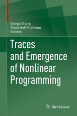 Traces and Emergence of Nonlinear Programming