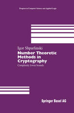 Number theoretic methods in cryptography : complexity lower bounds