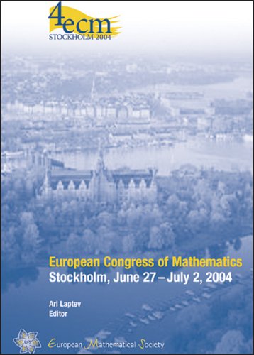 European Congress Of Mathematics, Stockholm, June 27 July 2, 2004