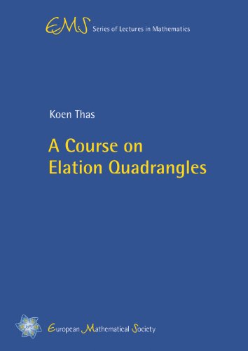 A course on elation quadrangles