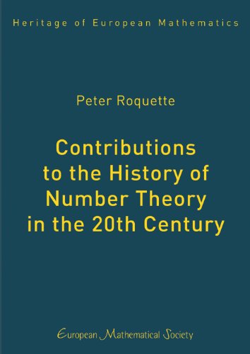 Contributions to the history of number theory in the 20th century