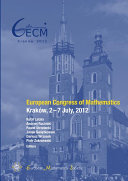 European Congress of Mathematics, Kraków, 2-7 July, 2012