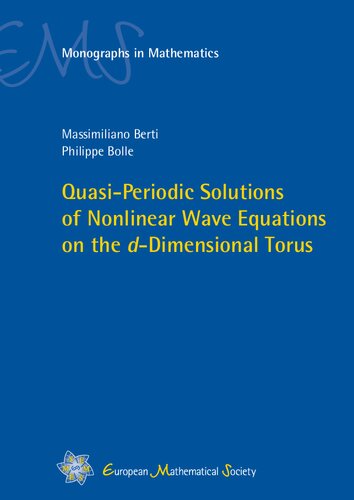 Quasi-periodic solutions of nonlinear wave equations on the d-dimensional torus