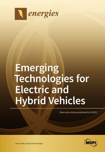 Emerging Technologies for Electric and Hybrid Vehicles