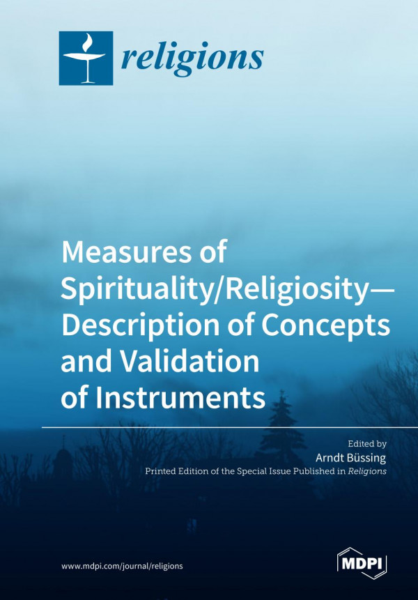 Measures of spirituality/religiosity : description of concepts and validation of instruments