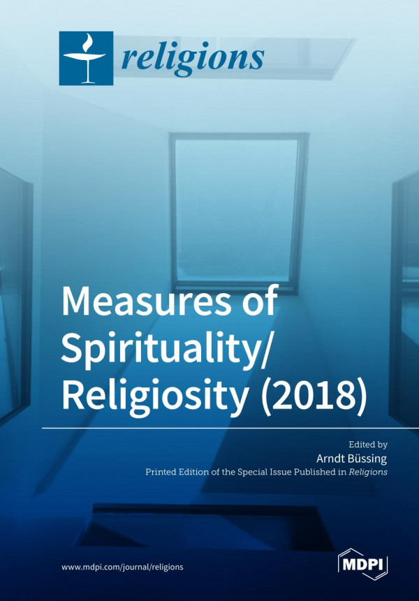 Measures of spirituality/religiosity (2018)