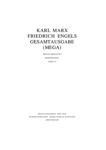 Karl Marx / Friedrich Engels