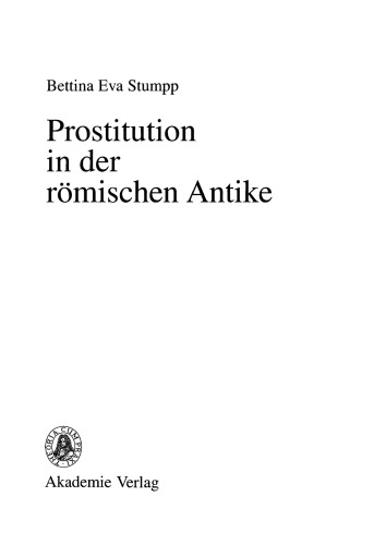 Prostitution in Der R�mischen Antike