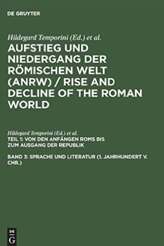 Sprache Und Literatur (1. Jahrhundert V. Chr.)