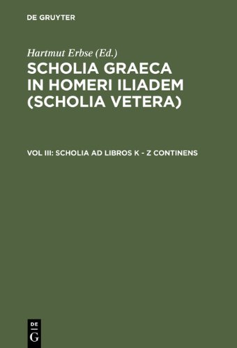 Scholia Ad Libros K - Z Continens