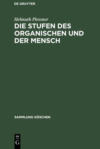 Die Stufen Des Organischen Und Der Mensch