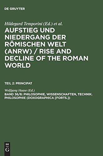 Aufstieg Und Niedergang Der Romischen Welt vol.2