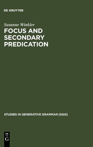 Focus and Secondary Predication