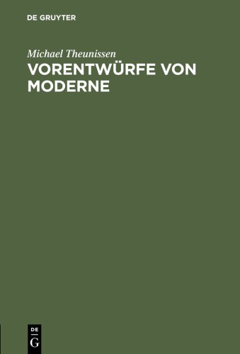 Vorentwurfe Von Moderne