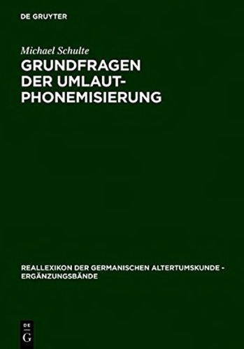 Grundfragen Der Umlautphonemisierung