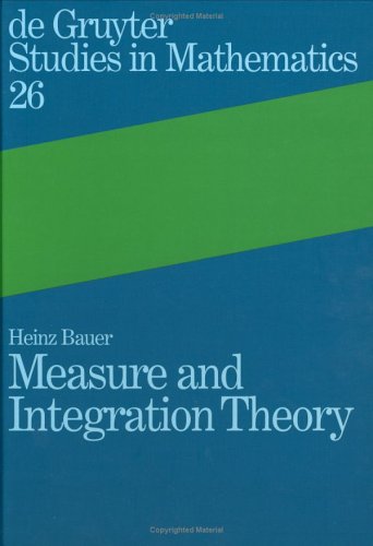 Measure and Integration Theory