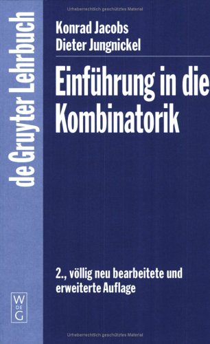 Einfuhrung in Die Kombinatorik