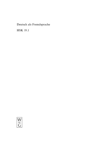 Deutsch Als Fremdsprache