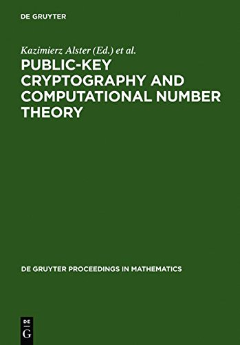 Public Key Cryptography And Computational Number Theory