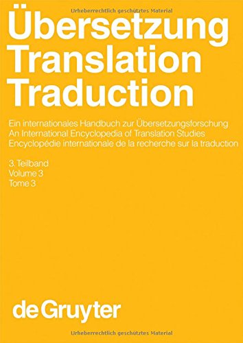 Übersetzung Translation Traduction 3. Teilband