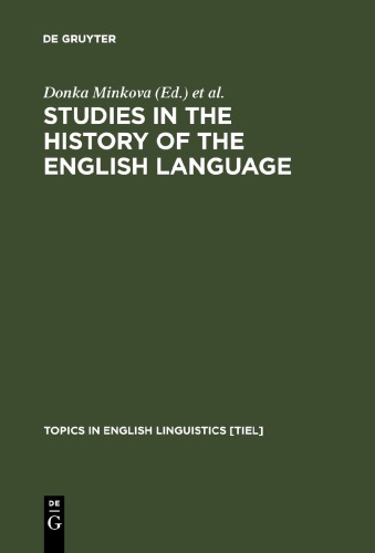 Studies in the History of the English Language