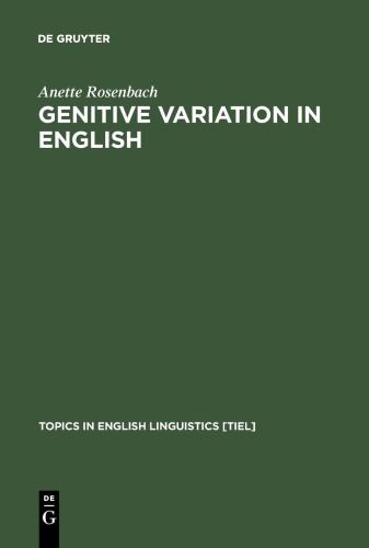 Genitive Variation in English