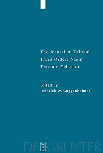 Jerusalem Talmud Translation And Commentary