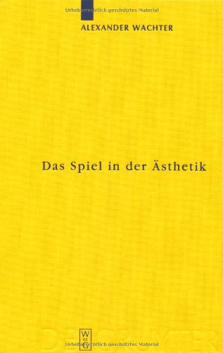 Das Spiel In Der Asthetik