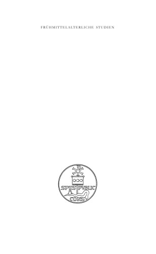 Frühmittelalterliche Studien 2007 (Fruhmittelalterliche Studien) (German Edition)