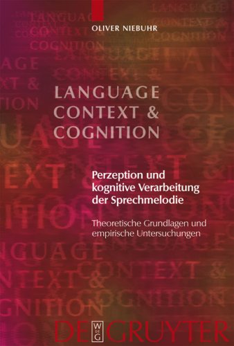 Perzeption Und Kognitive Verarbeitung Der Sprechmelodie