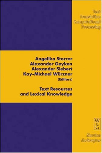 Text Resources and Lexical Knowledge