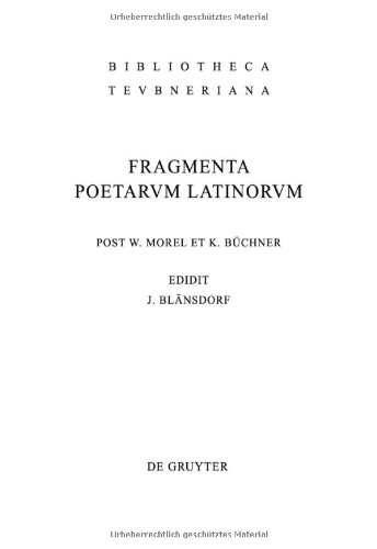 Fragmenta poetarum Latinorum epicorum et lyricorum