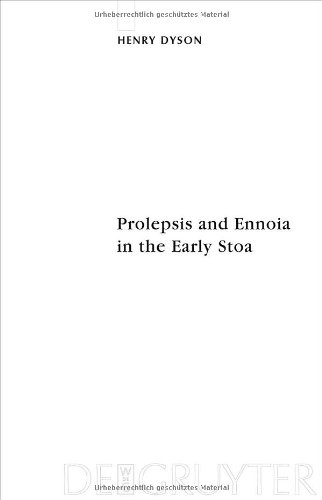 Prolepsis and Ennoia in the Early Stoa (Sozomena