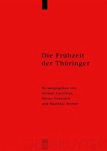 Die Fruhzeit Der Thuringer