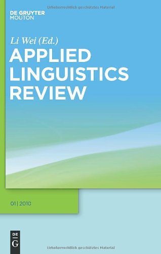 Applied Linguistics Review. 2010 1