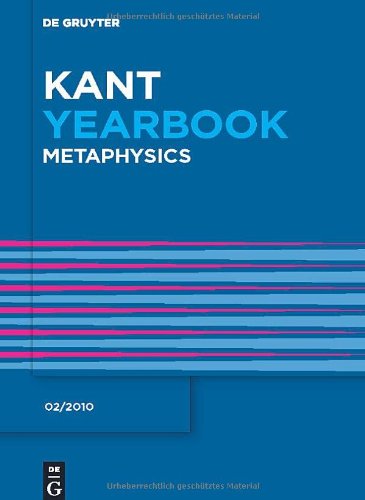 Metaphysics (Kant Yearbook)