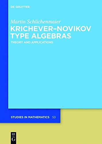 Krichever Novikov Type Algebras