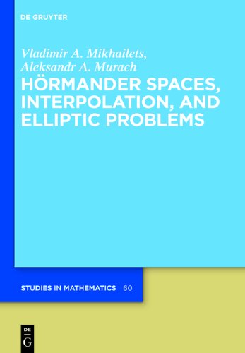 Hormander Spaces, Interpolation, and Elliptic Problems