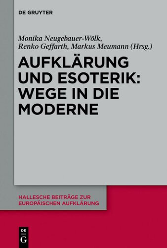 Aufklarung Und Esoterik