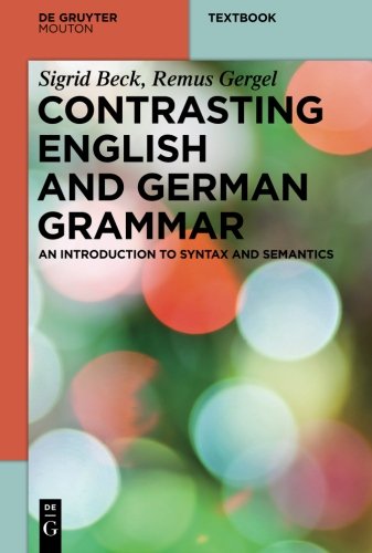 Contrasting English and German Grammar