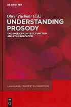 Understanding Prosody